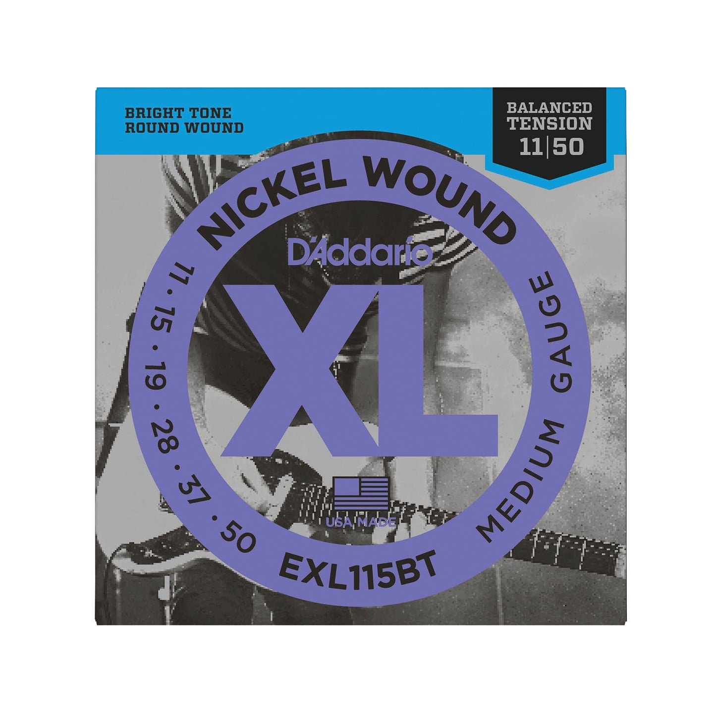 D'Addario EXL115BT Balanced Tension Electric 11-50 Medium
