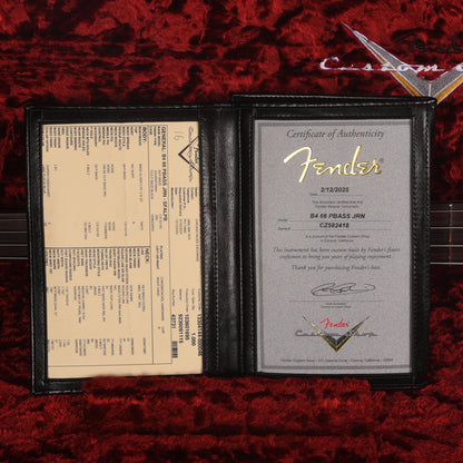 Fender Custom Shop 1966 Precision Bass Journeyman Relic Super Faded Aged Lake Placid Blue