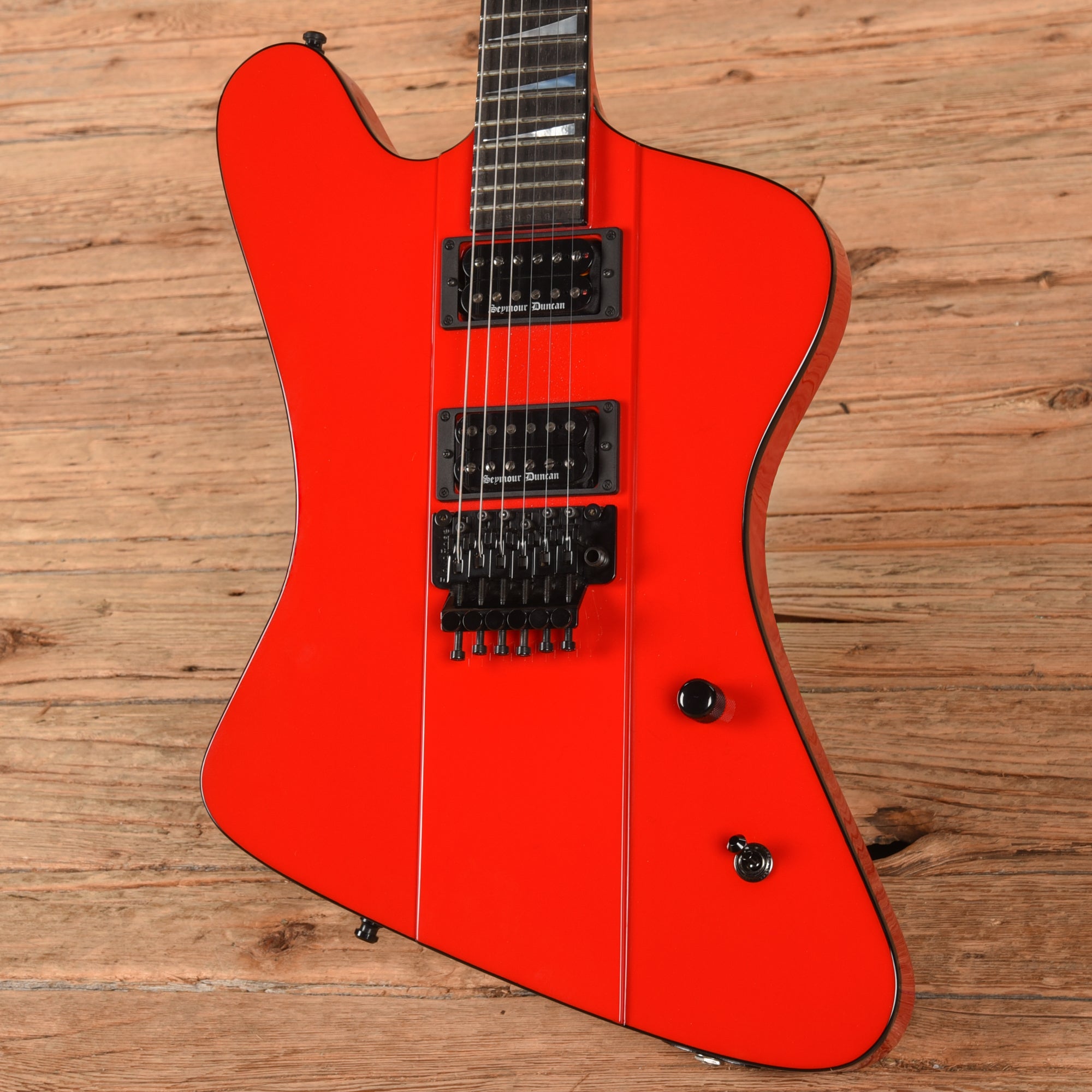 Jackson Custom Shop F-Bird Reverse Master Built by Mike Shannon Ferrari Red 2015