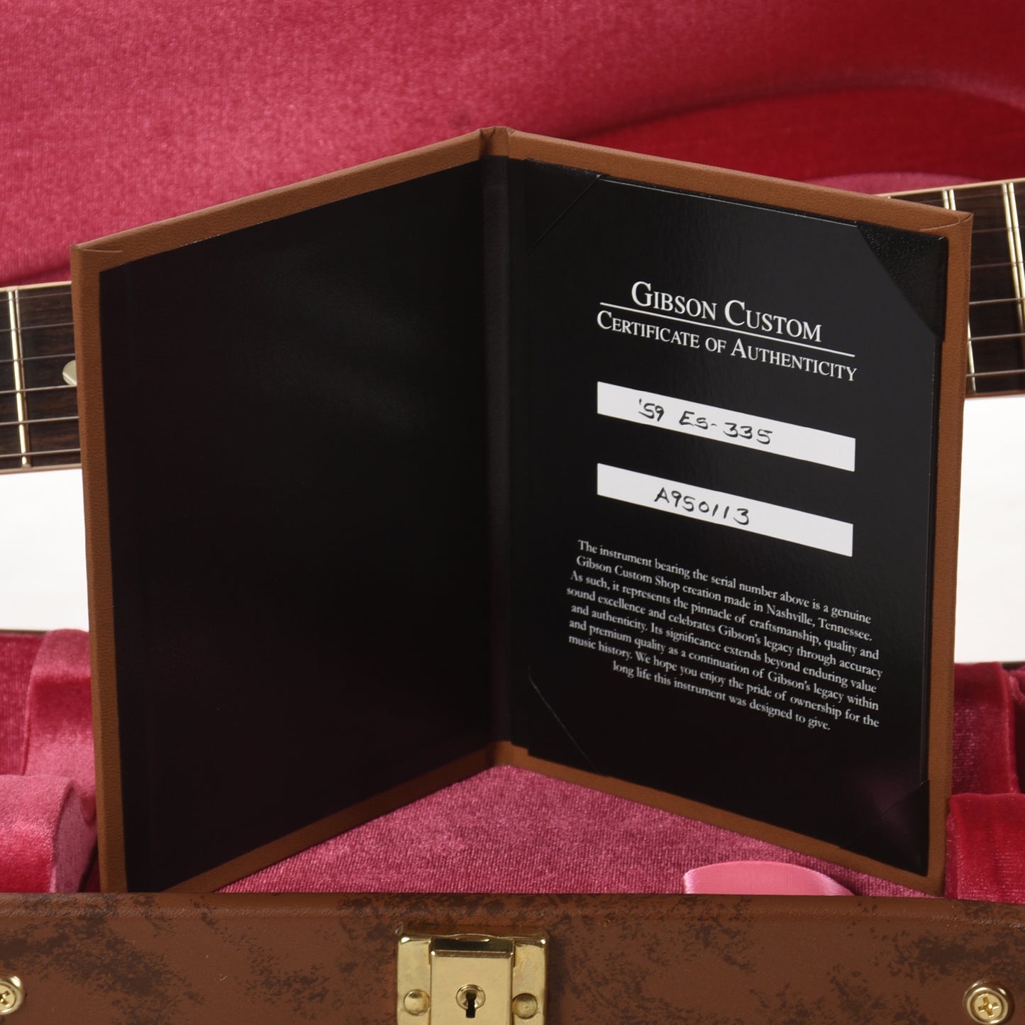 Gibson Custom Shop 1959 ES-335 Reissue Vintage Natural VOS