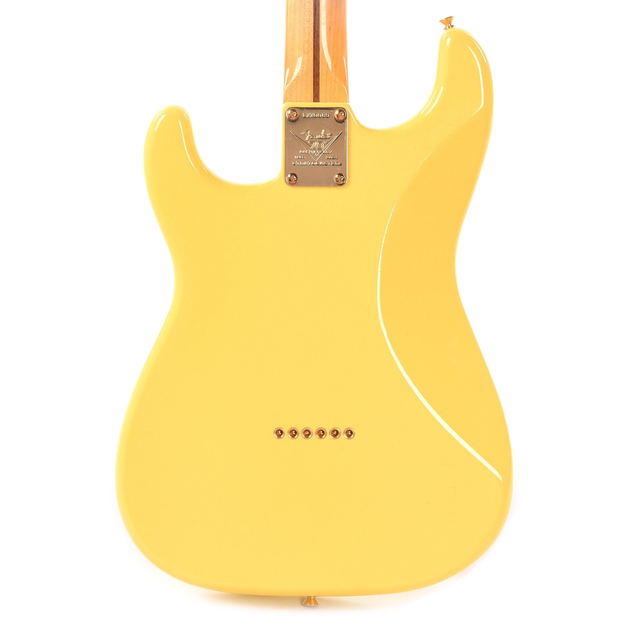 Fender Custom Shop Limited Edition '54 Hardtail Stratocaster Deluxe Closet Classic with Gold Hardware Faded Aged Canary Yellow