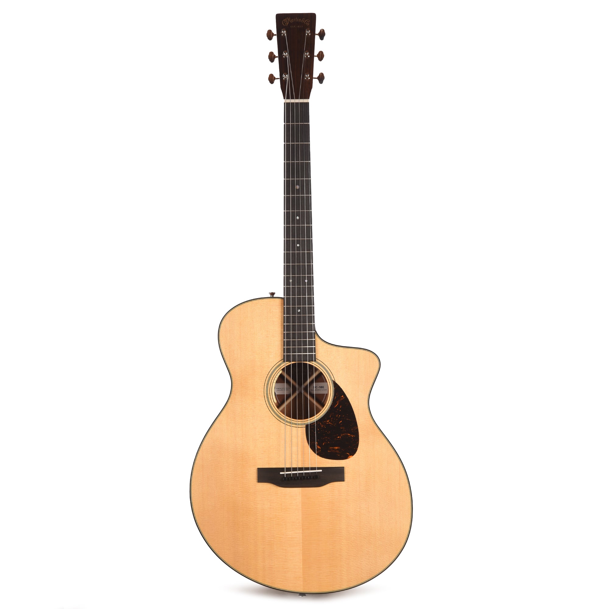 Martin Standard Series SC-18ELRB Spruce/Mahogany Natural w/LR Baggs