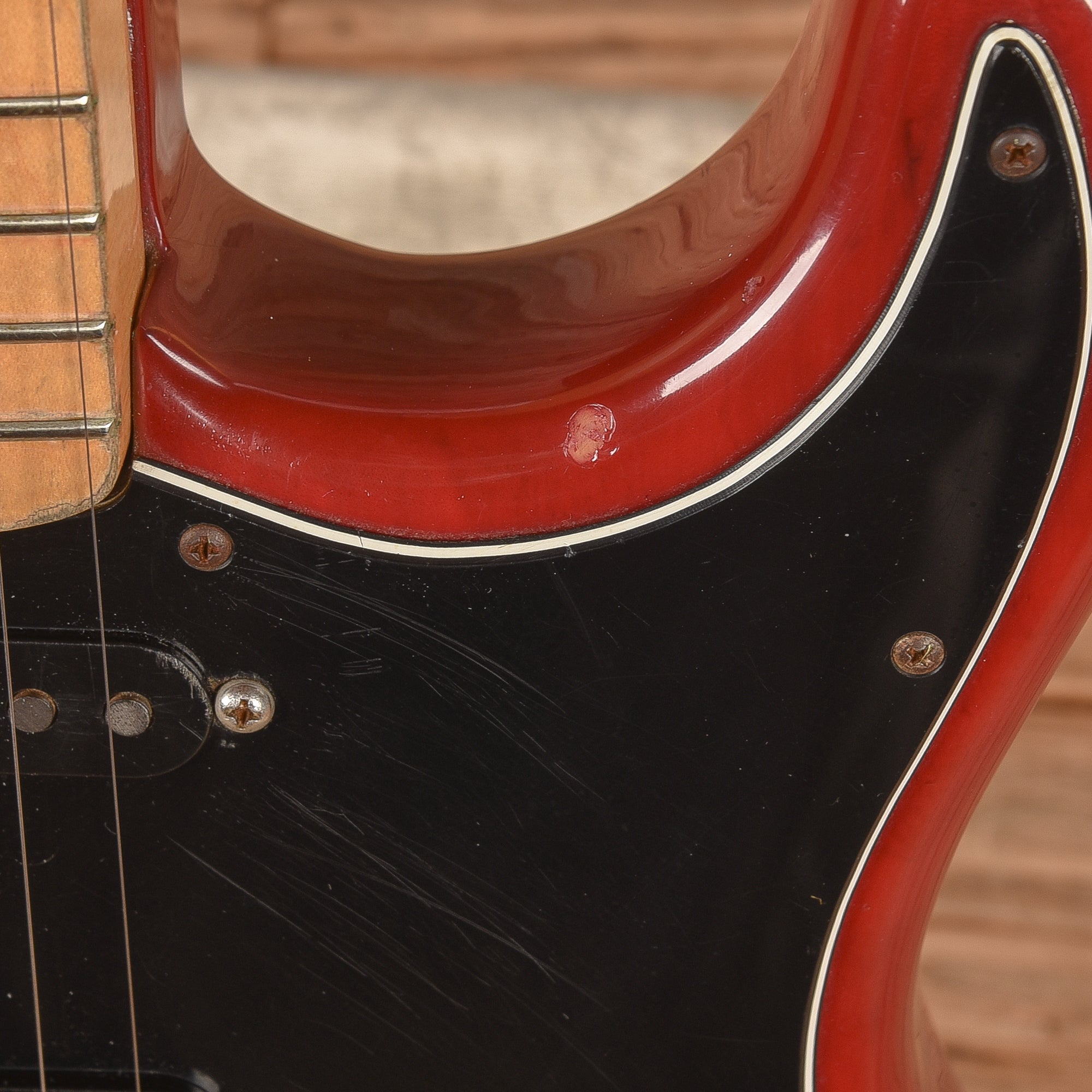 Fender Stratocaster Transparent Red 1981