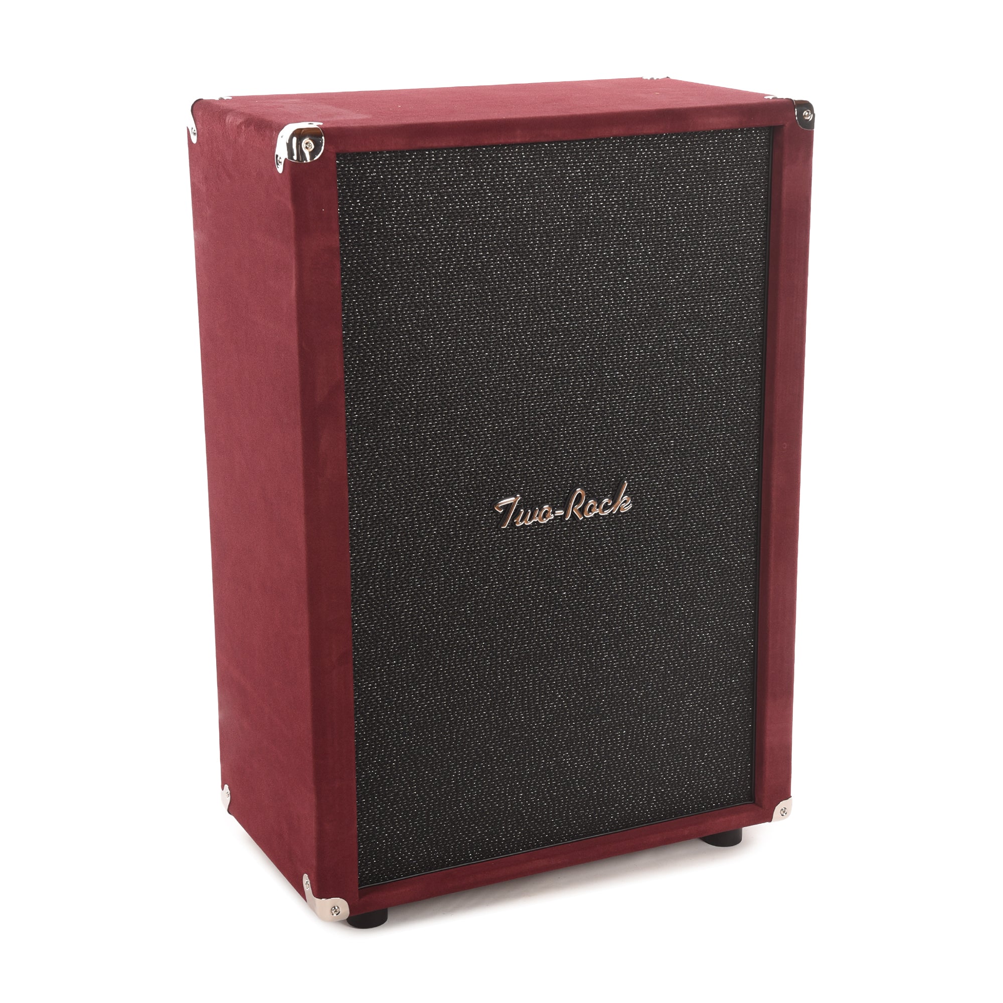 Two Rock 2x12 150w Vertical Cabinet w/Two-Rock 1265B Speaker Burgundy Suede w/ Sparkle Matrix Grill