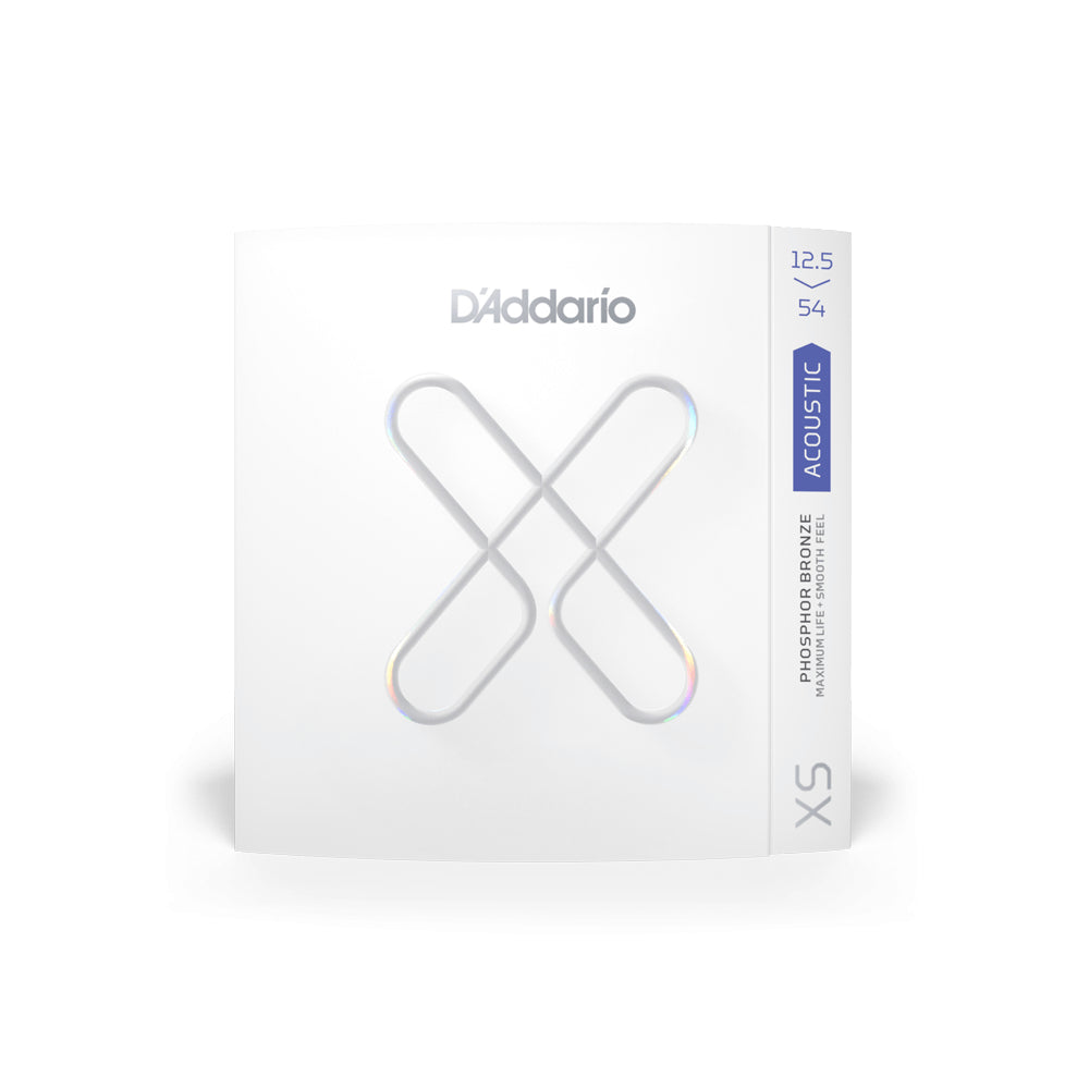 D'Addario XS Coated Acoustic Phosphor Bronze Light Plus 12.5-54