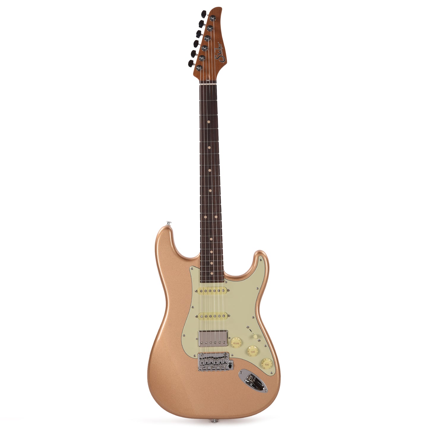 Suhr Custom Classic S HSS Firemist Gold w/Roasted Maple Neck