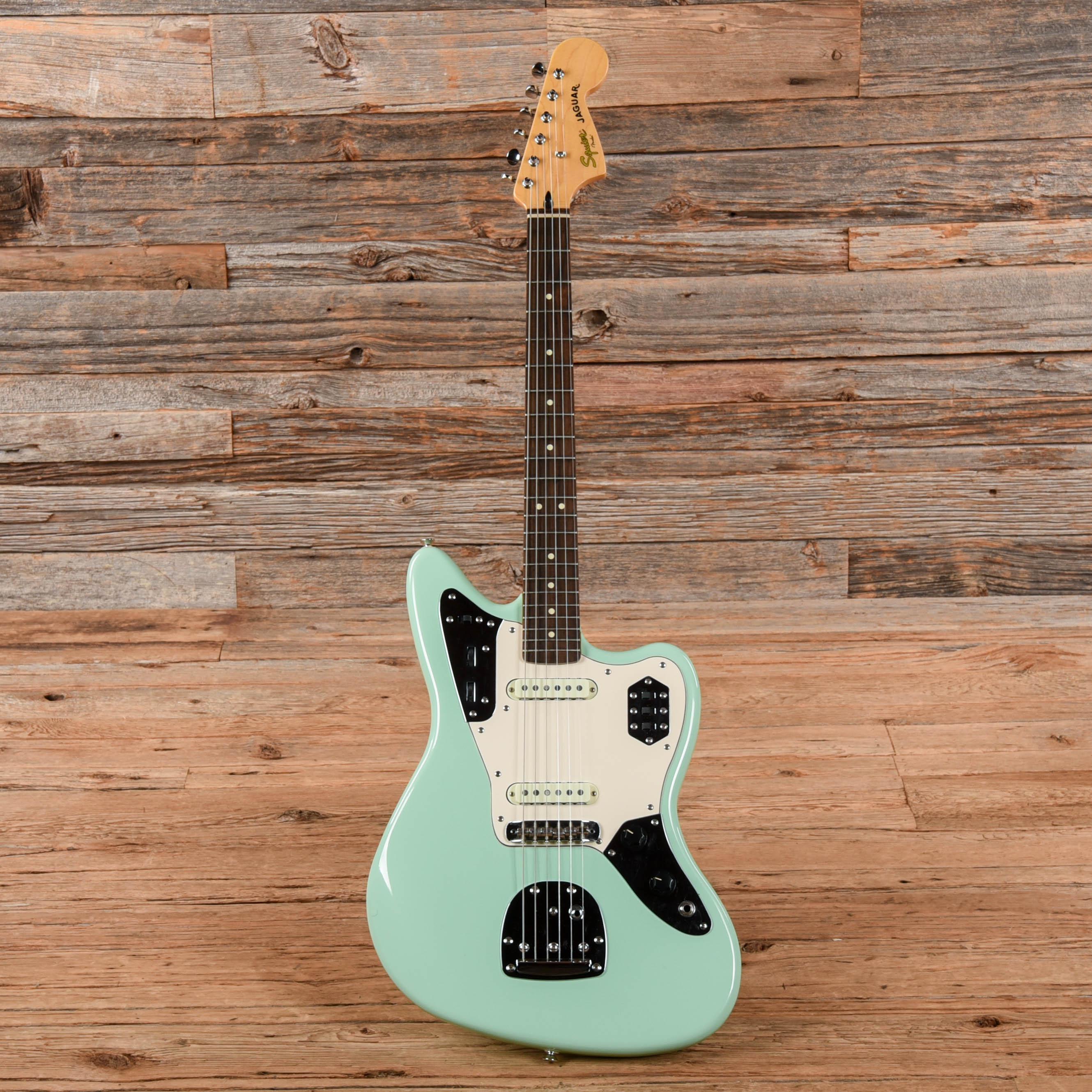Squier Vintage Modified Jaguar Surf Green 2013