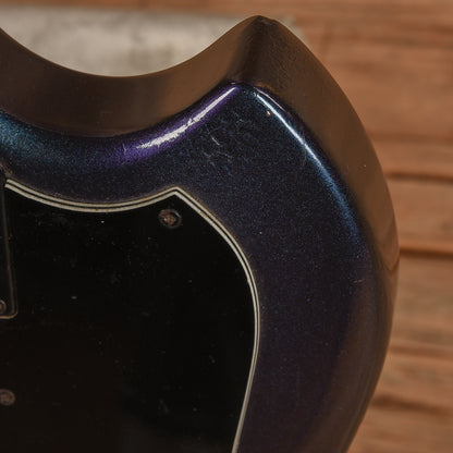 Guild S-100 Blue Sparkle Refin w/ Flames 1973