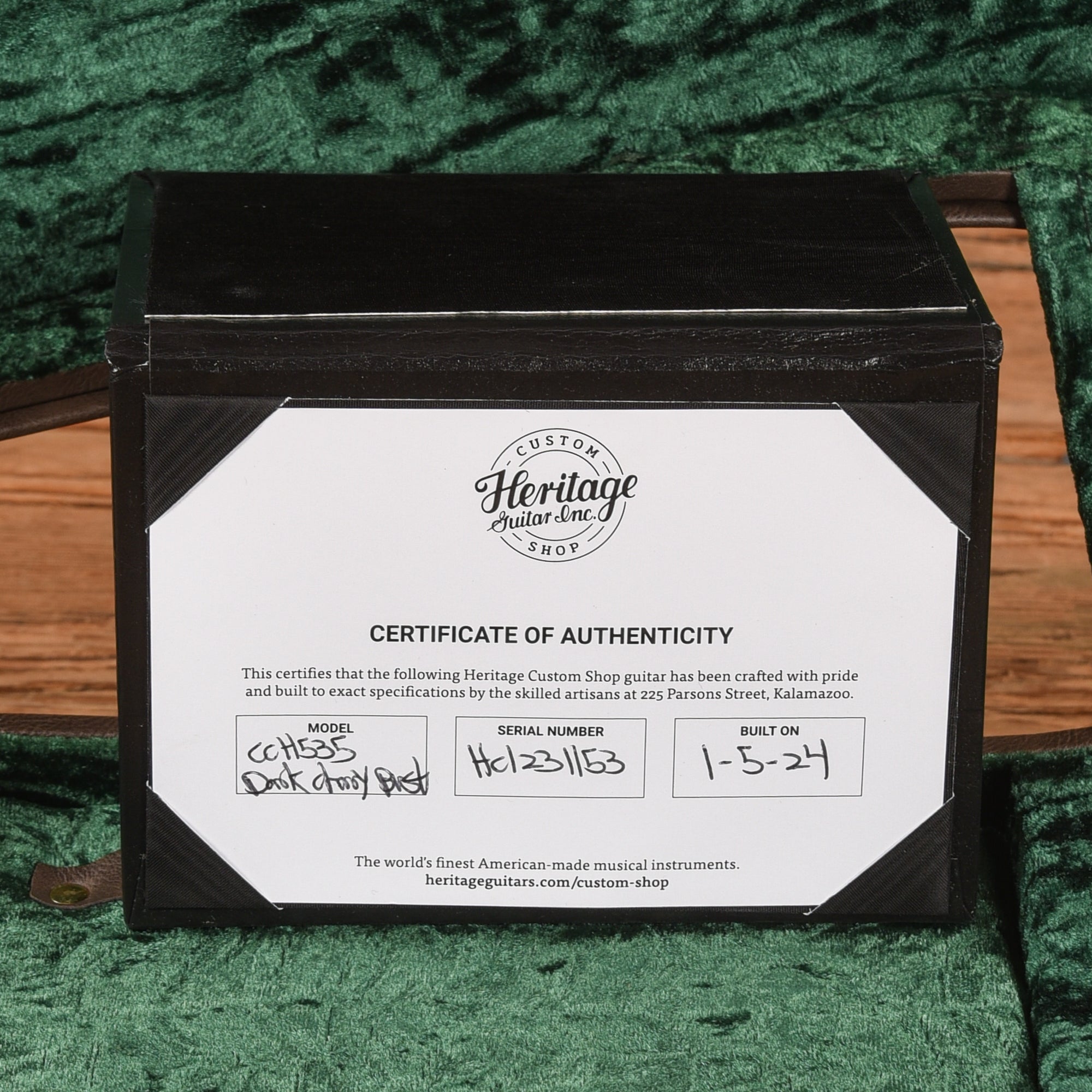 Heritage Custom Shop Core Collection H-535 Cherry Sunburst 2024