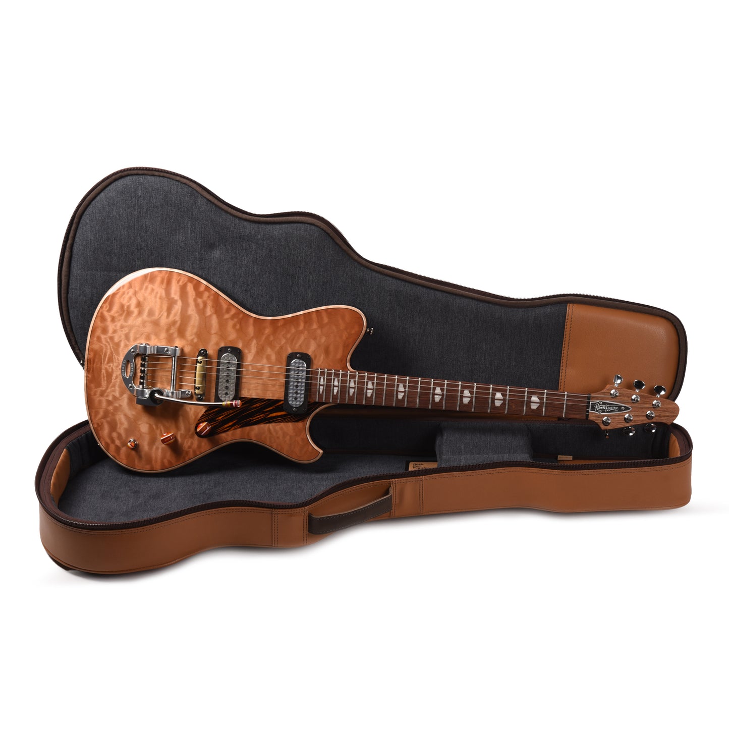 Powers Electric A-Type Select Quilt Pale Ale w/FF42 Pickups