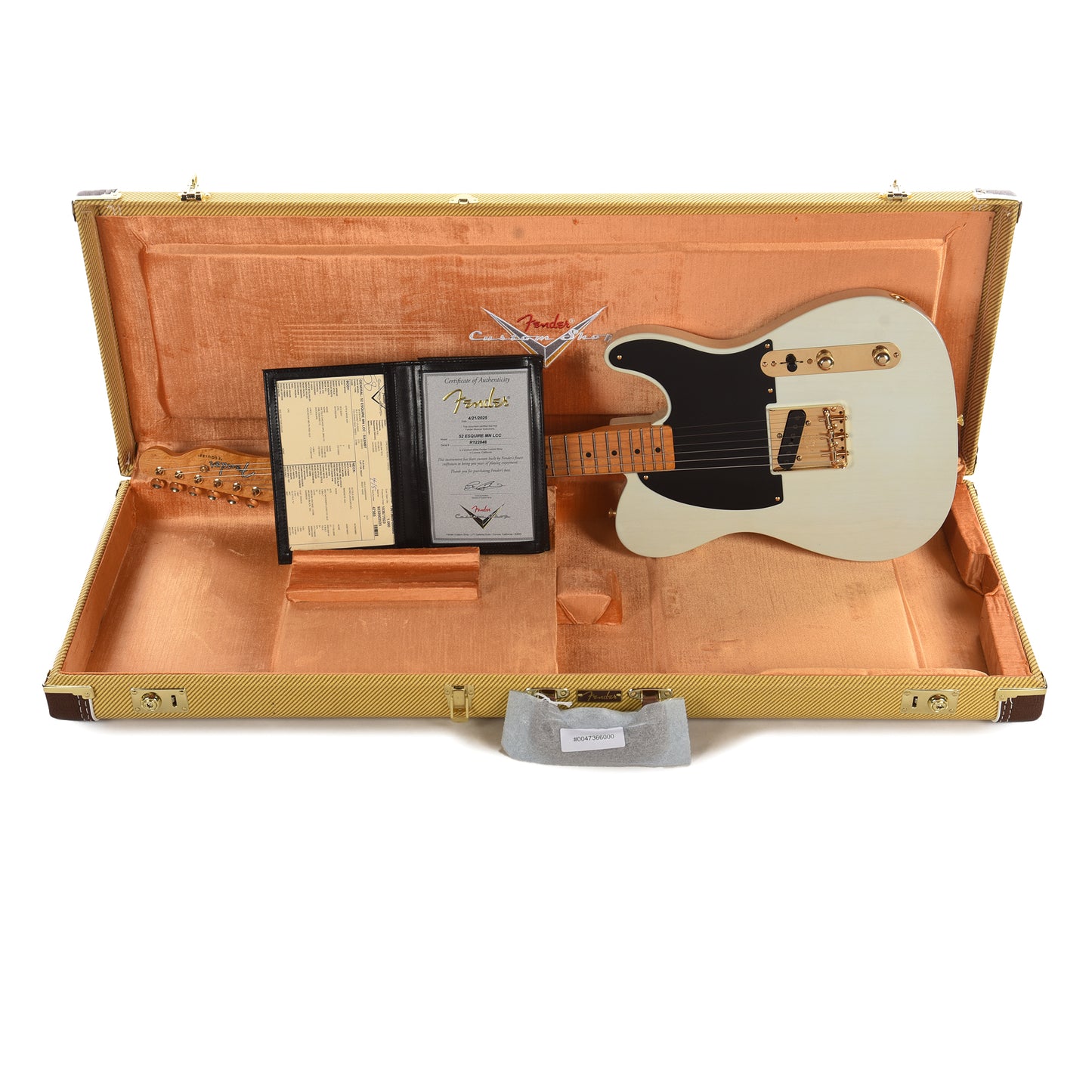 Fender Custom Shop 1952 Esquire "Chicago Special" Deluxe Closet Classic Super Aged Transparent Sonic Blue