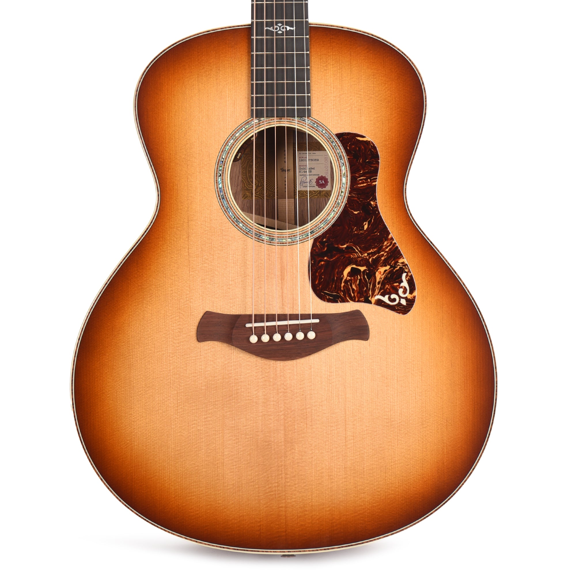 Taylor Gold Label 814e Super Auditorium Torrefied Sitka/Honduran Rosewood Sunburst
