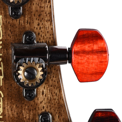 PRS Private Stock #11760 Custom 24 Spalted Maple/Black Limba Fire Red Fade w/Stained Curly Maple Fingerboard