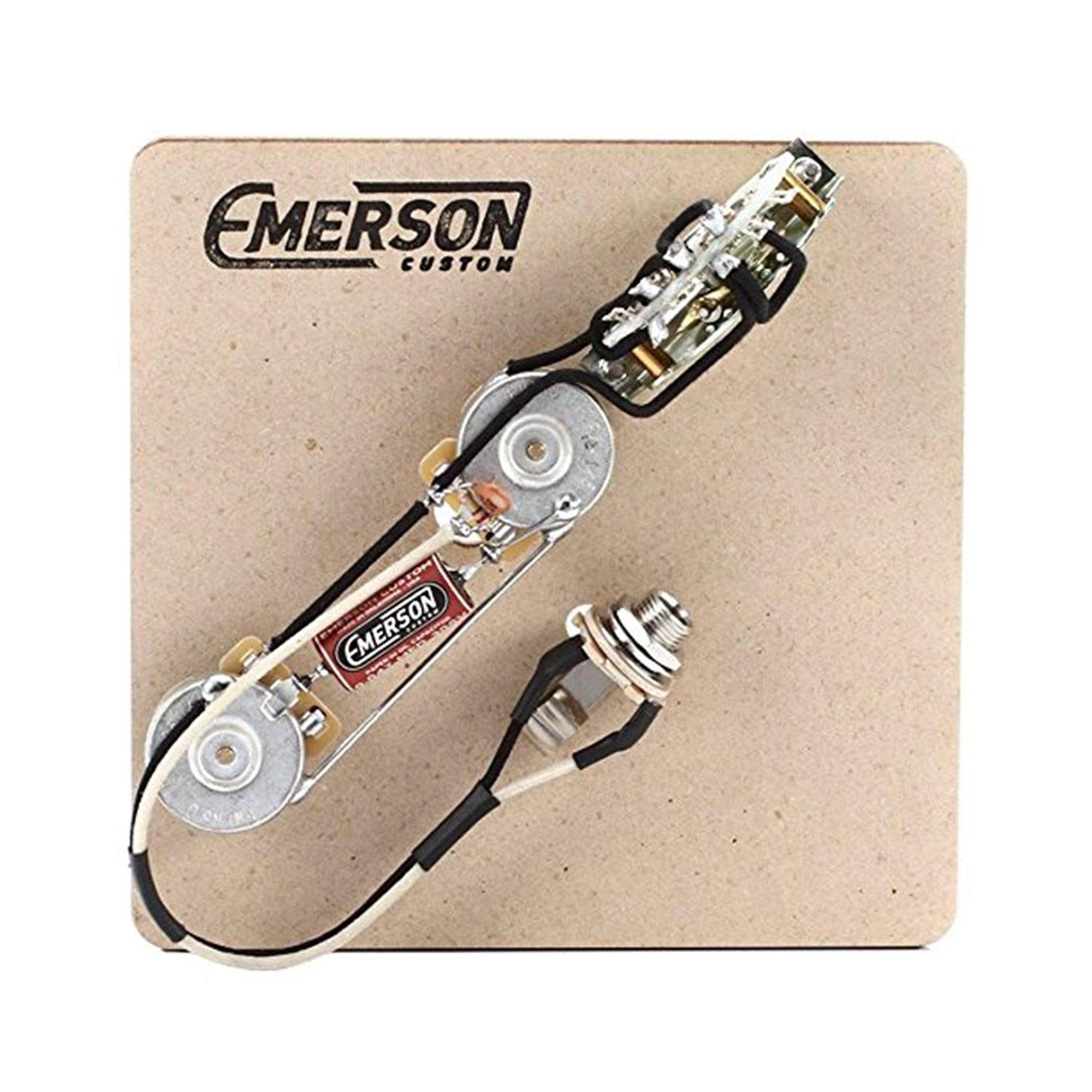 Emerson Custom Prewired Kit for Tele 3-Way (500K Ohm Pots & 0.022Uf Capacitor)