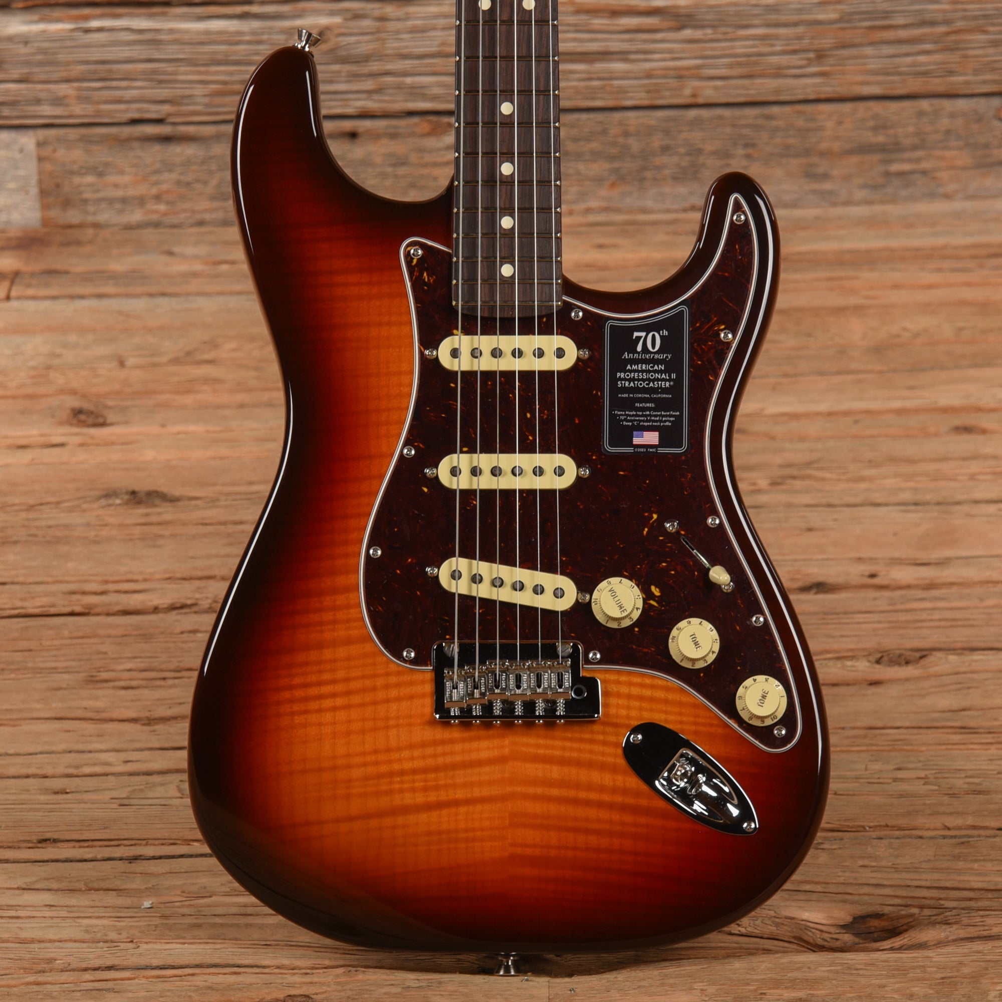 Fender American Professional II Flametop Stratocaster Sunburst 2024