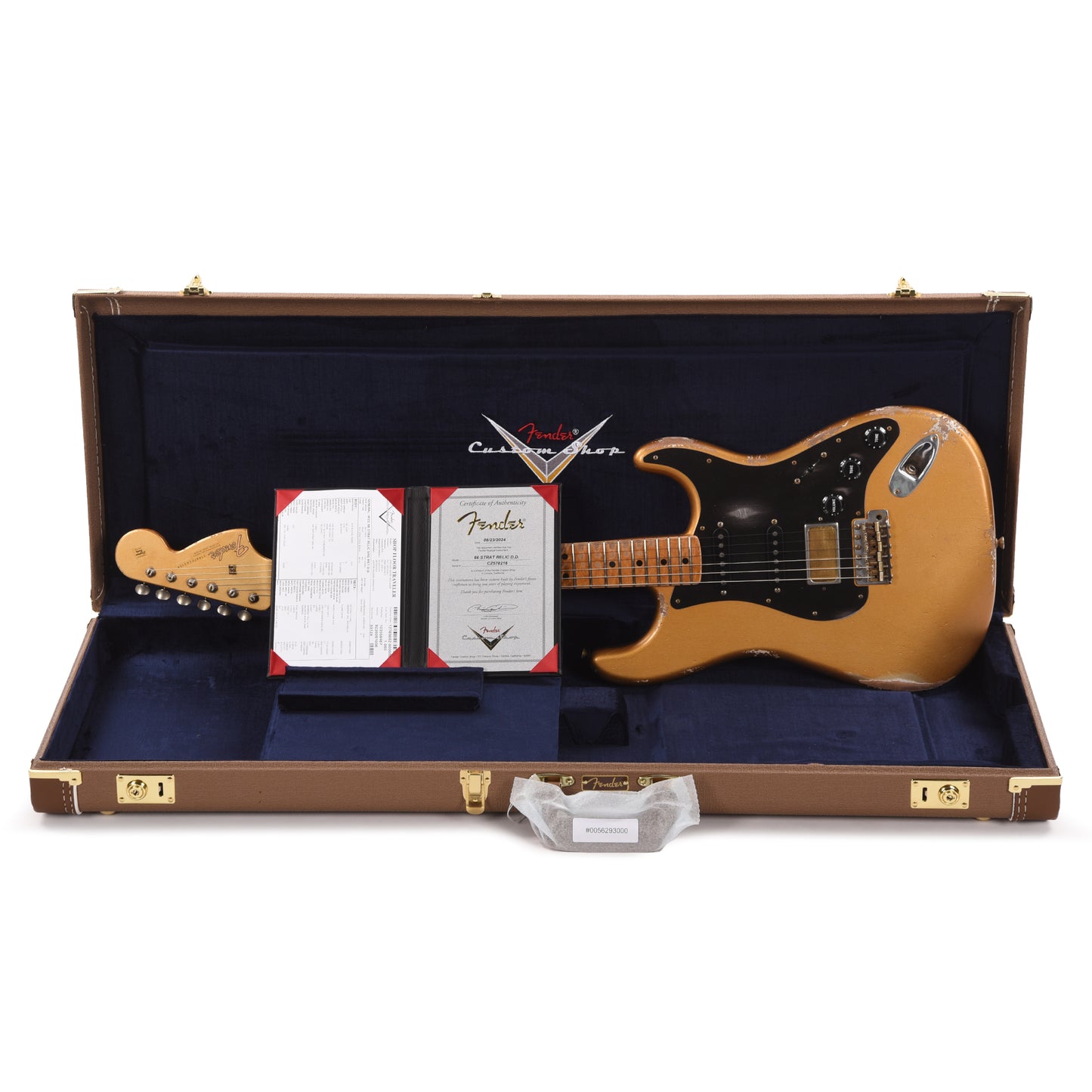 Fender Custom Shop 1966 Stratocaster HSS Relic Faded Sunrise Gold Apprentice Built by Dylan Delpizzo w/Novak GTX-HMB