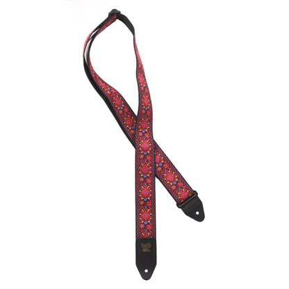 Ernie Ball Classic Jacquard Guitar Strap Crimson Royal Bloom