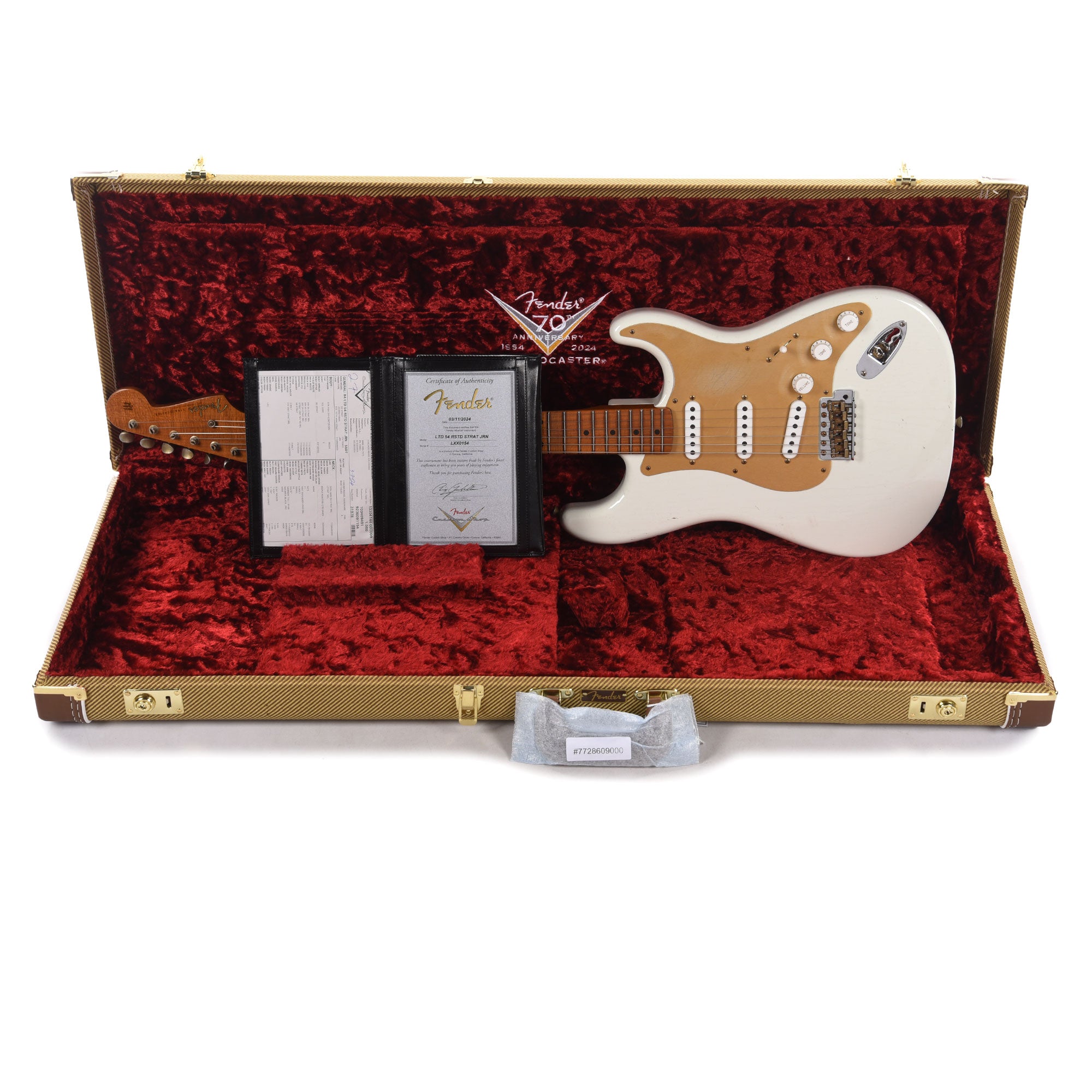 Fender Custom Shop Limited Edition Roasted '54 Stratocaster Journeyman Relic '55 Desert Tan