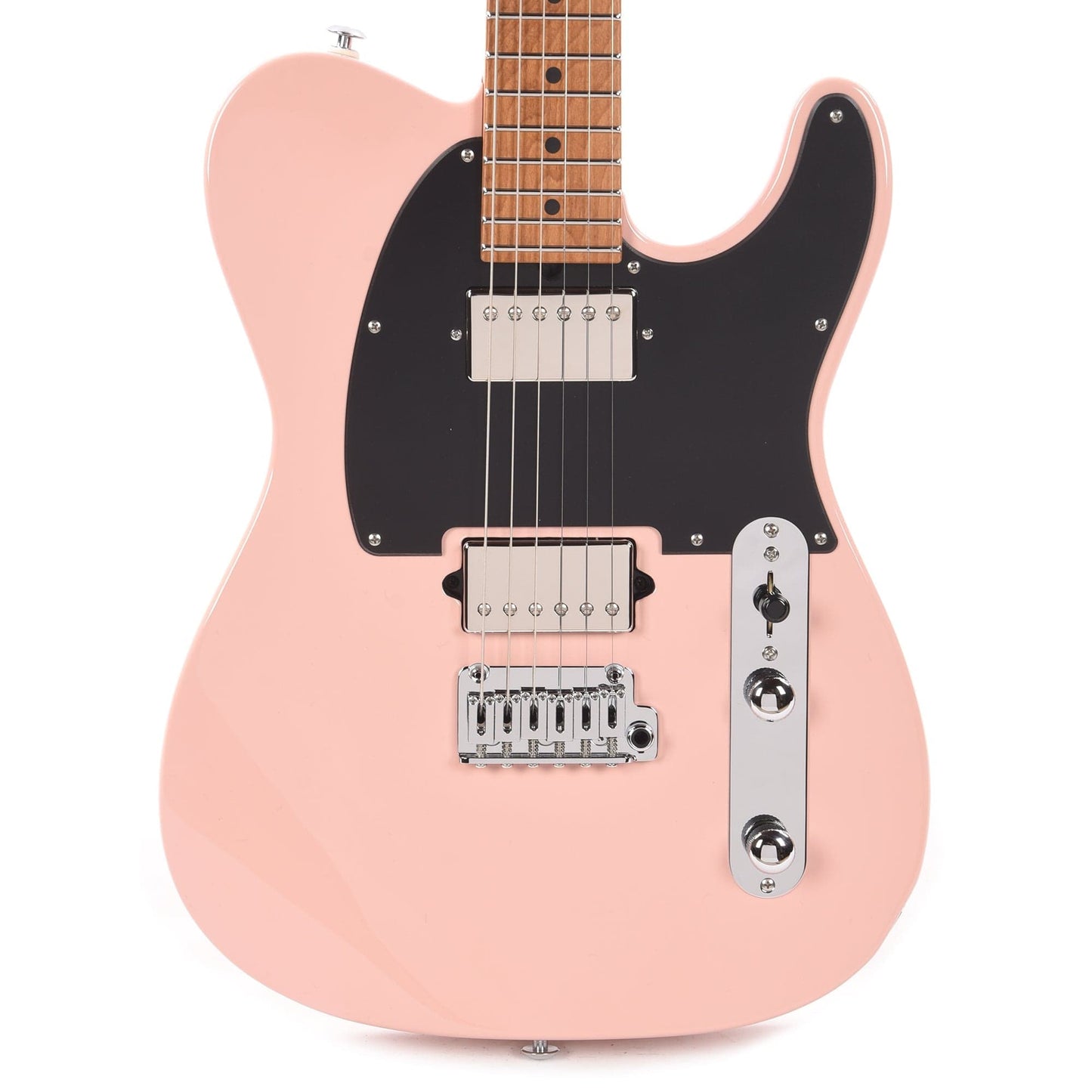 Suhr Custom Classic T Paulownia HH Shell Pink w/1-Piece Roasted Maple Neck Electric Guitars / Solid Body