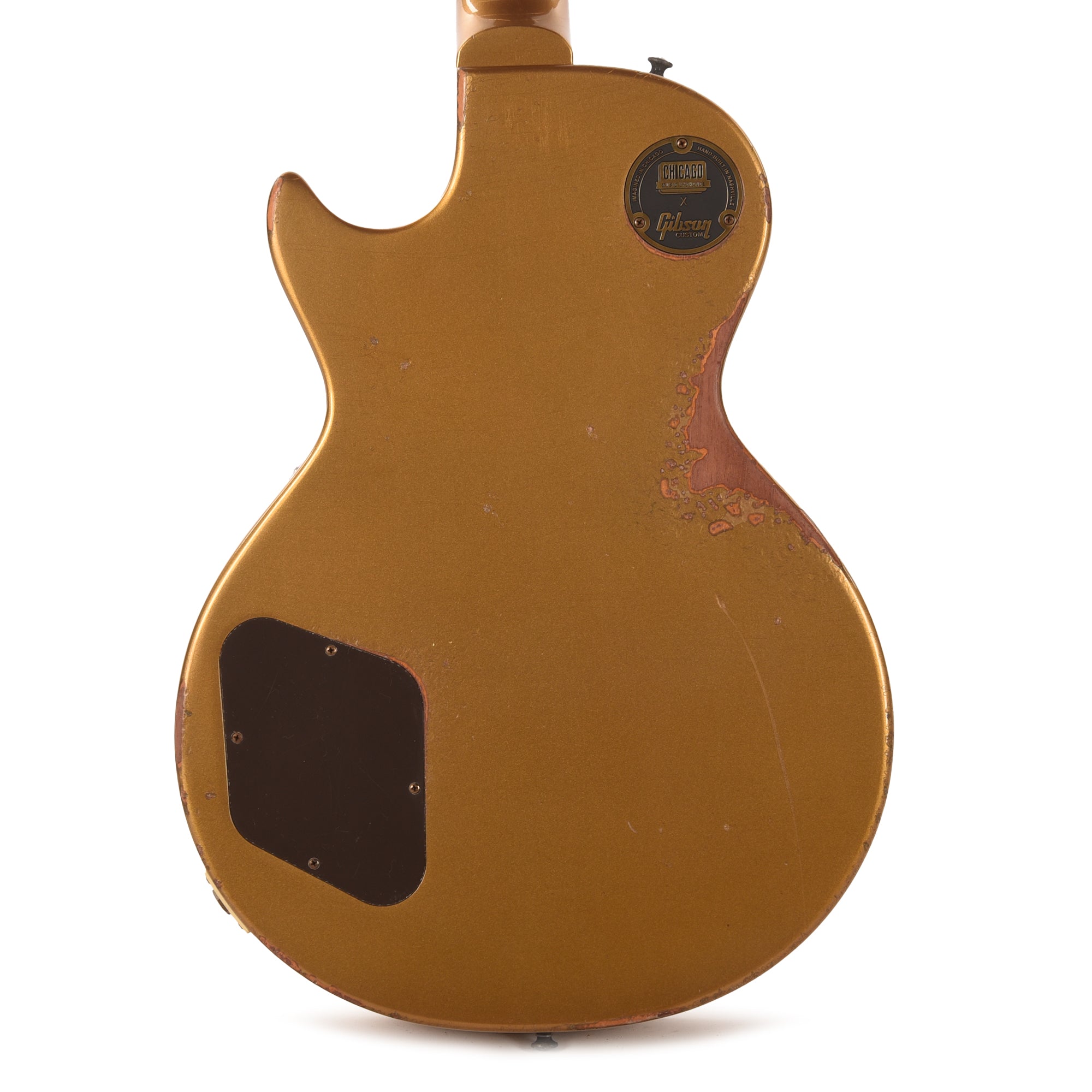 Gibson Custom Shop 1956 Les Paul Goldtop Reissue Double Gold All Over Ultralight Back Murphy Lab Heavy Aged