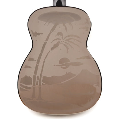 National Style O Single Cone Brass Bright Nickel 14-Fret