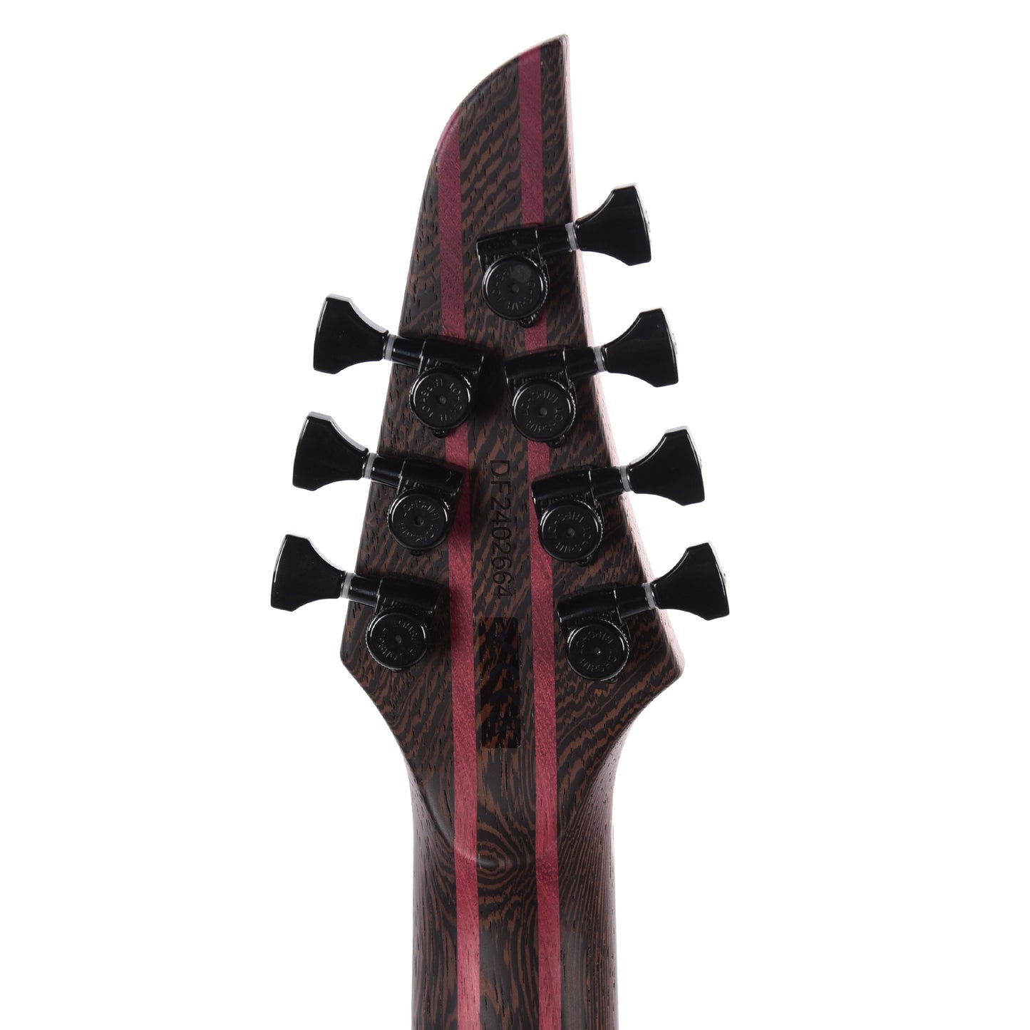 Mayones Duvell Elite 7 Baritone Flamed Maple 5A/Black Limba Trans Dirty Red