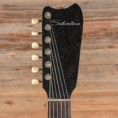 Silvertone 1448 w/ Amp Case Black 1960s