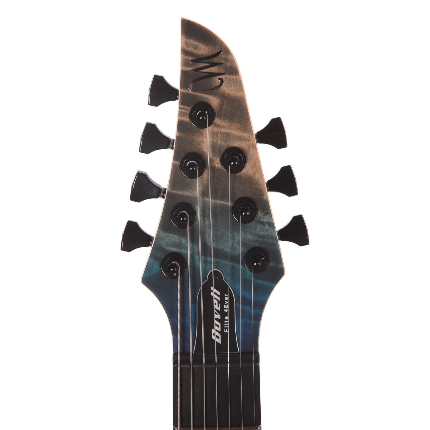 Mayones Duvell Elite 4Ever 7-String 4A Curly Poplar/Mahogany Jeans Black Blue Horizon