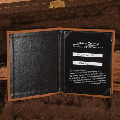 Gibson Custom '58 Les Paul Junior Double Cut TV Yellow 2024 LEFTY