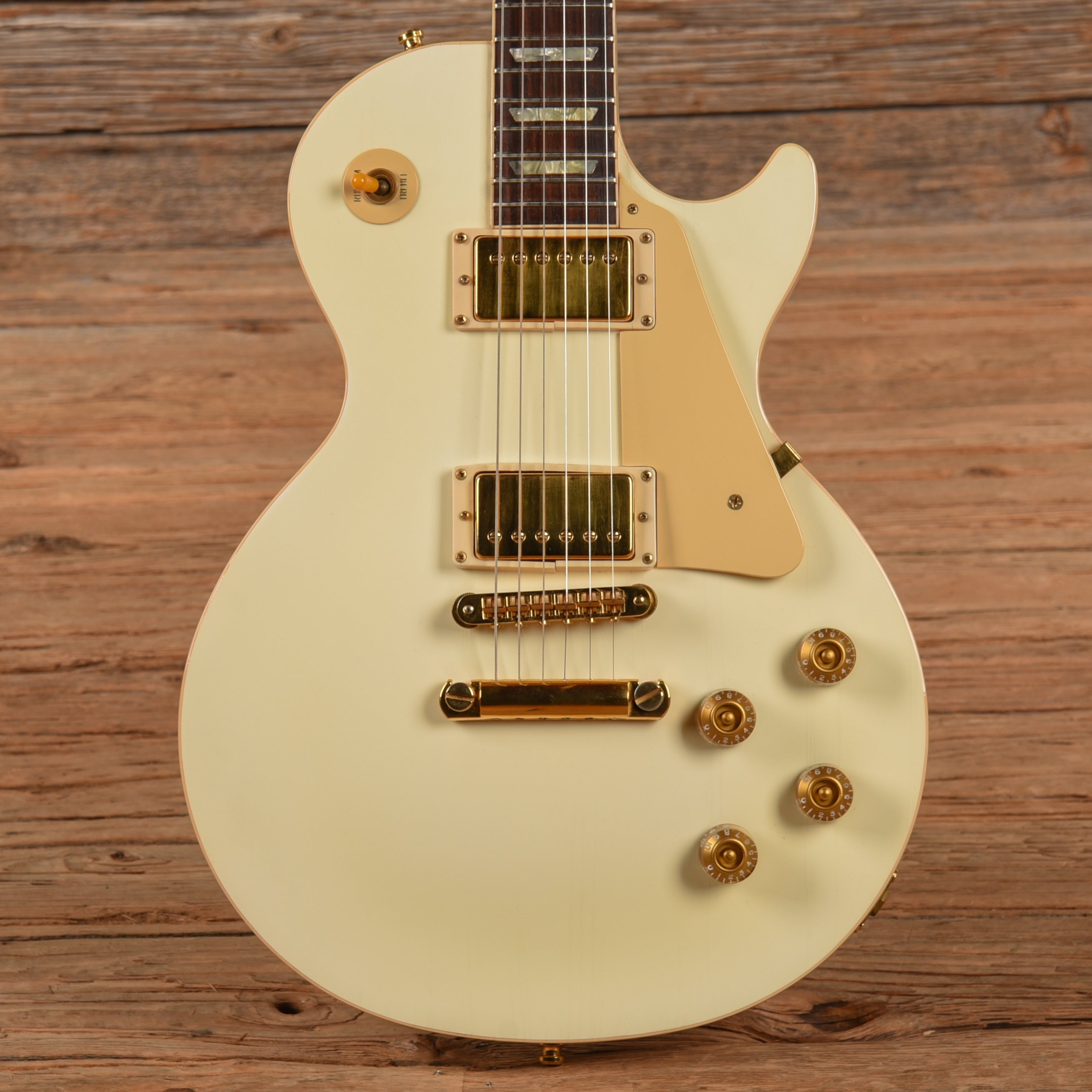 Gibson Les Paul Standard Arctic White Gold Hardware 1990