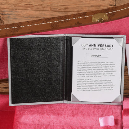 Gibson Custom 60th Anniversary 1960 Les Paul Standard Reissue Cherry Sunburst 2020