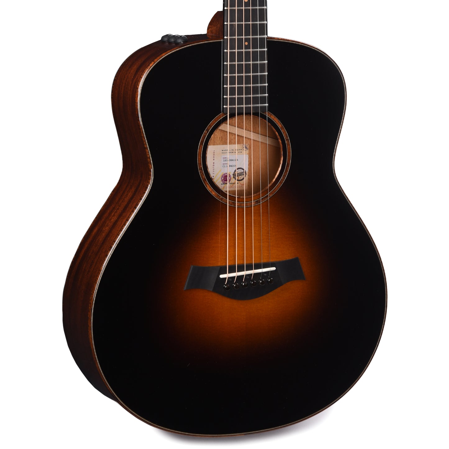 Taylor Custom "The Catch" NAMM 2024 #9 C11e Grand Theater Sitka/Mahogany Midnight Burst Top
