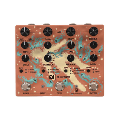 Walrus Qi Etherealizer Multi-Effect Pedal Terracotta