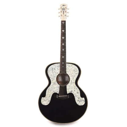 Atkin AJ Black Pearl Baked Sitka/Mahogany Aged Black w/Glitter Purfling