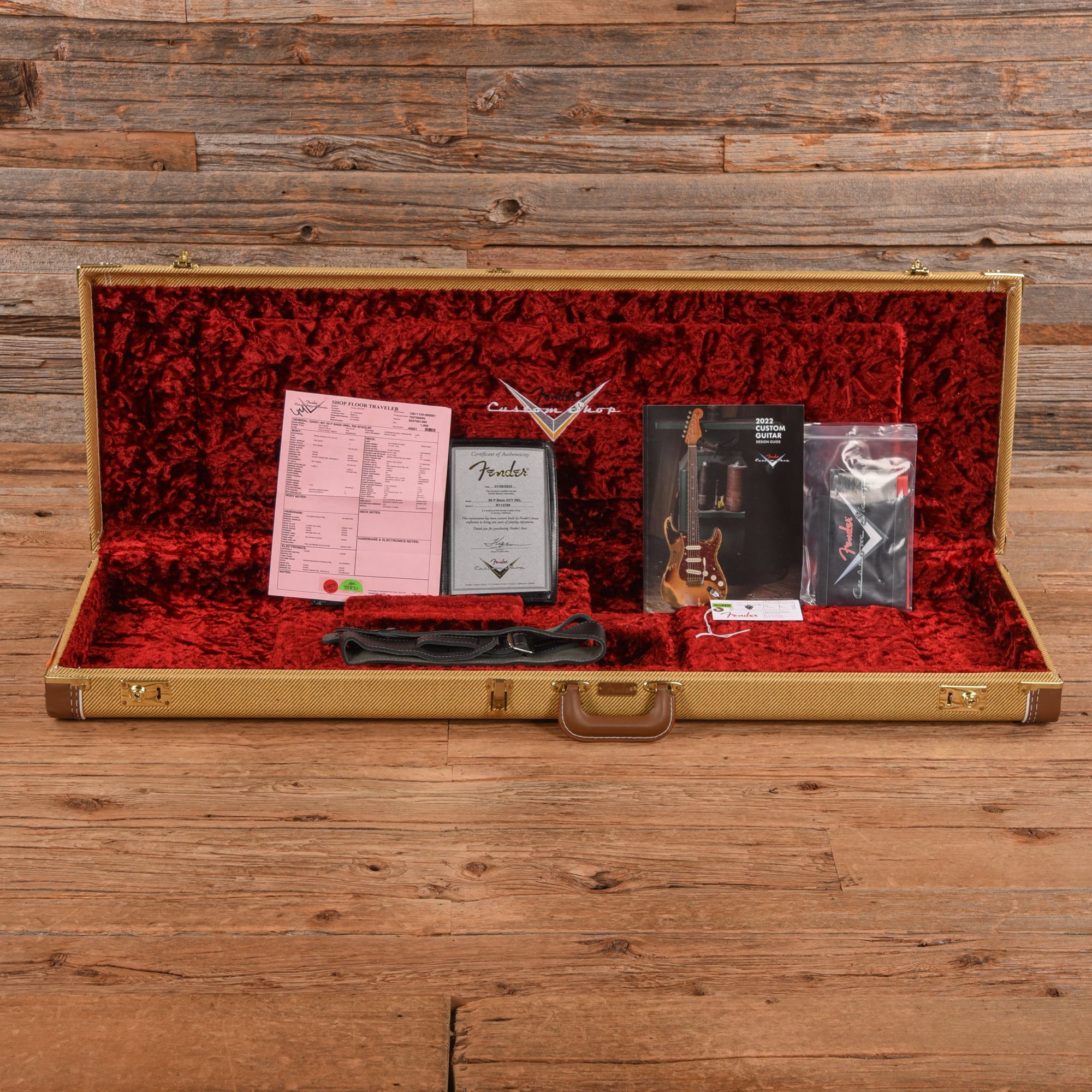 Fender Custom Shop '59 Precision Bass Heavy Relic Gold Sparkle 2022