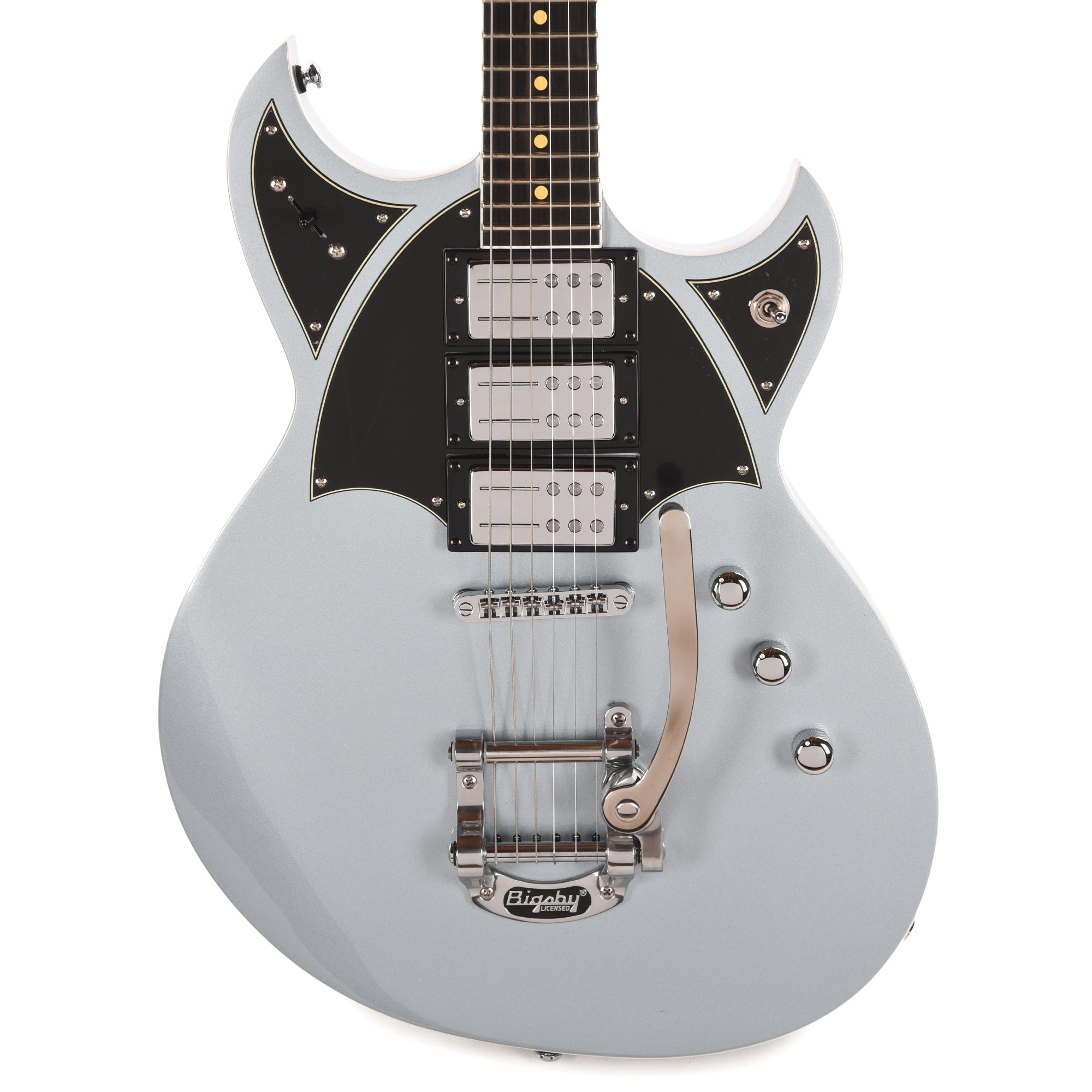 Reverend Reeves Gabrels Spacehawk Supreme Electric Guitar Metallic Silver Freeze