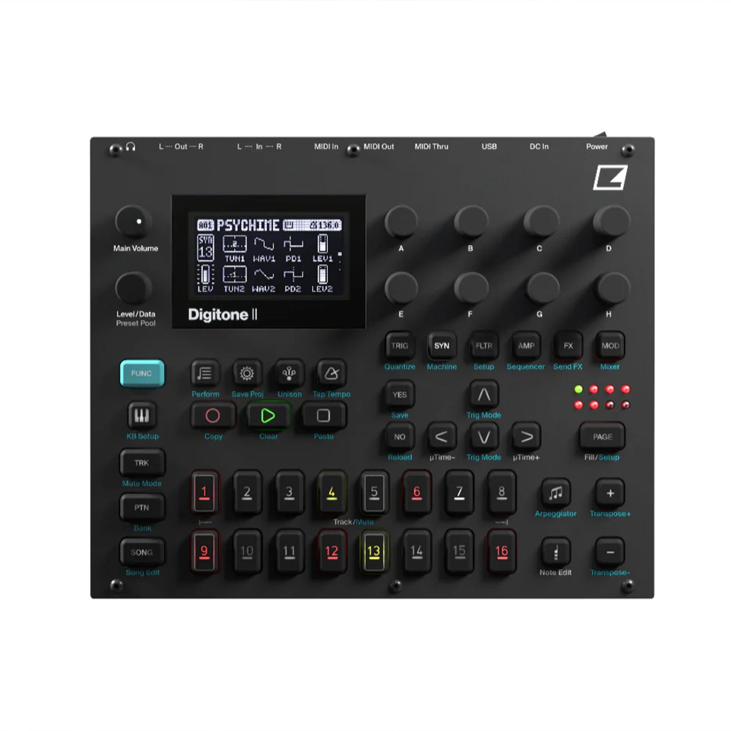 Elektron Digitone II 16-Track Polyphonic Digital Synthesizer