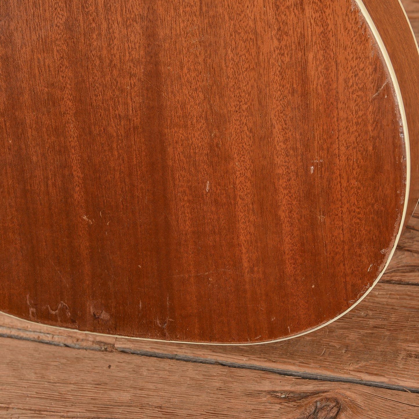 Harmony H-165 X-Brace Conversion Brown 1960s