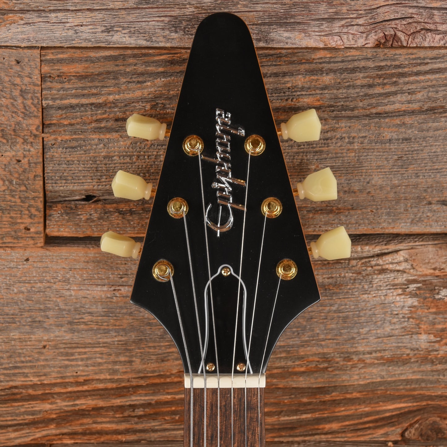 Epiphone '58 Korina Flying V Natural 2023