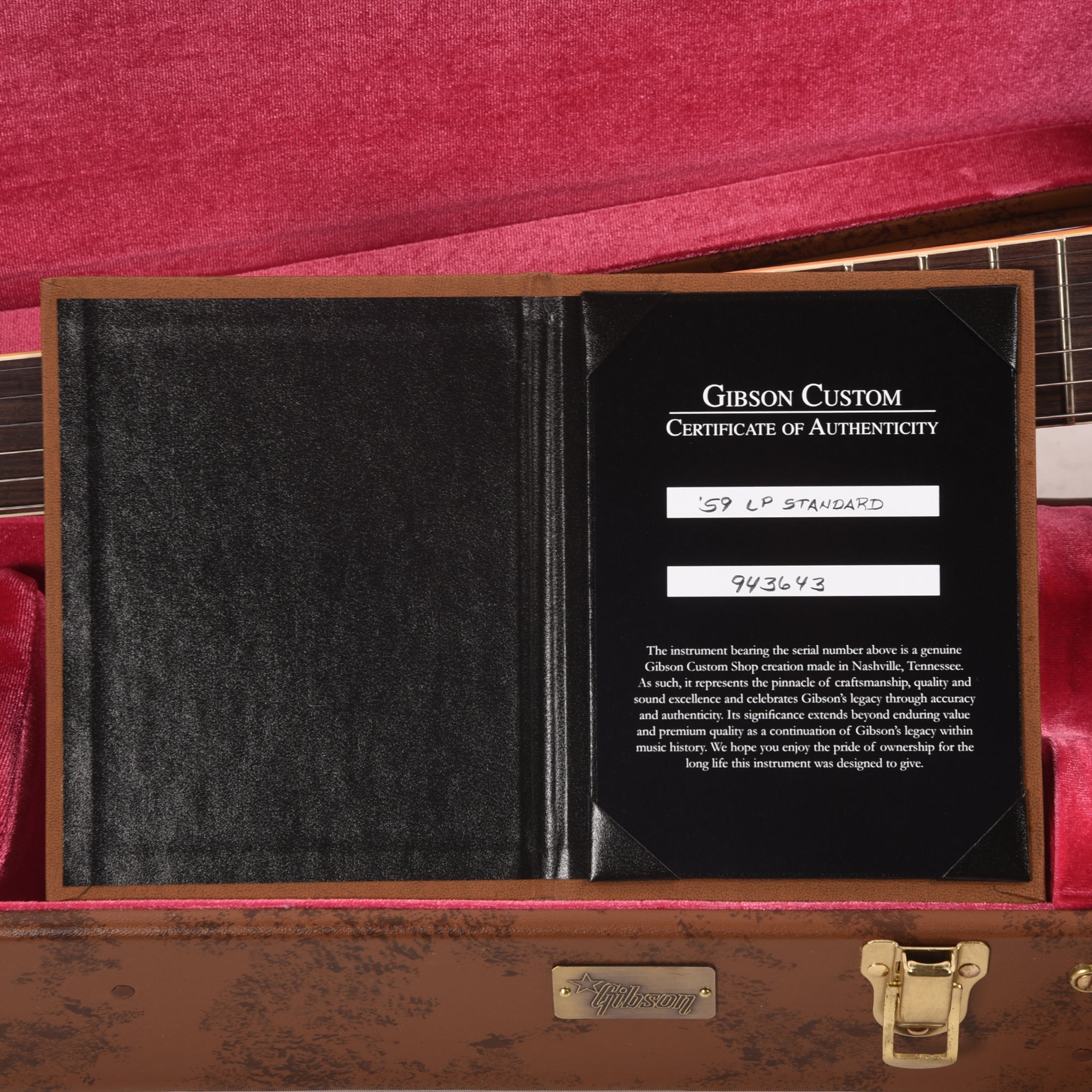 Gibson Custom Shop 1959 Les Paul Standard 