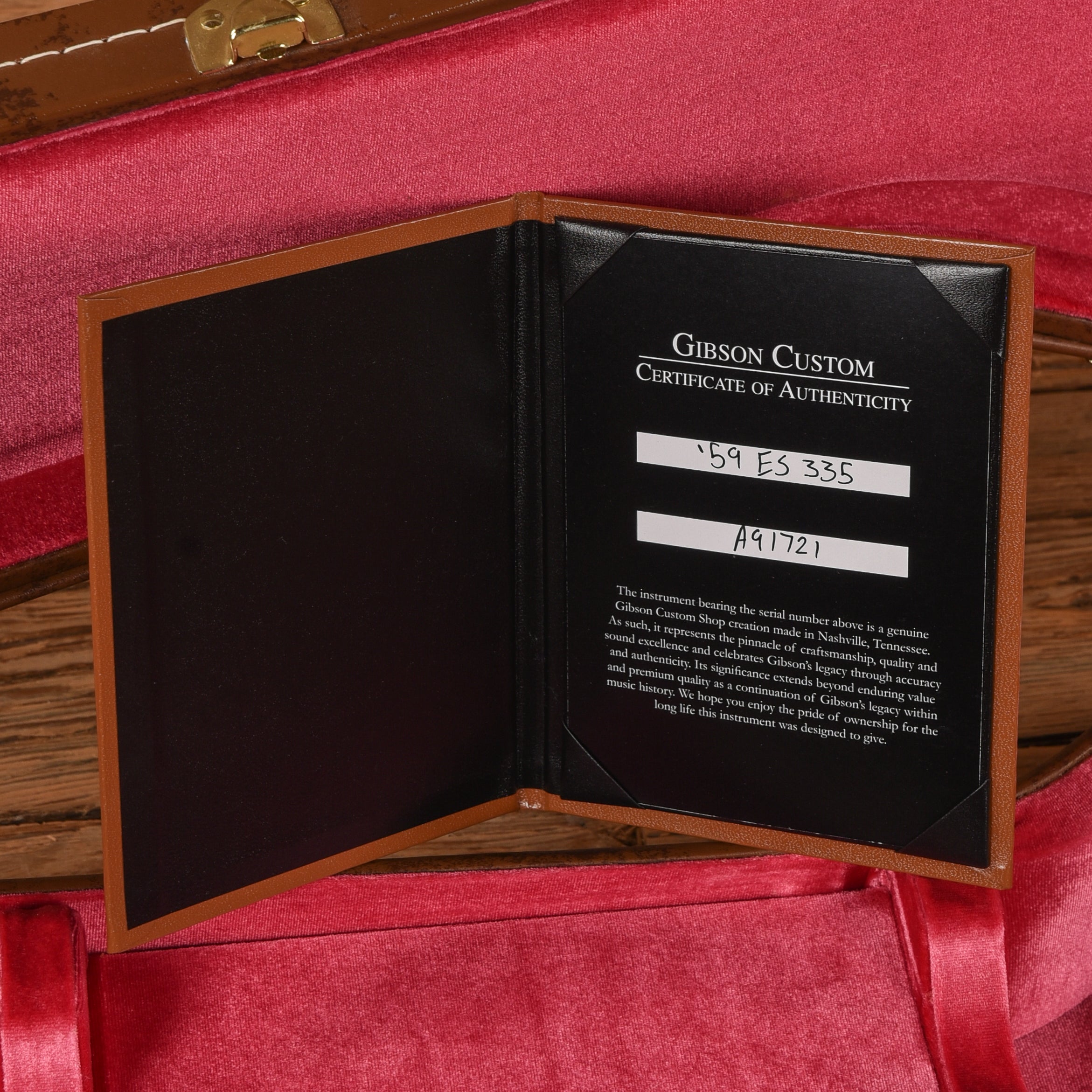 Gibson Custom '59 ES-335 Reissue Vintage Sunburst 2021