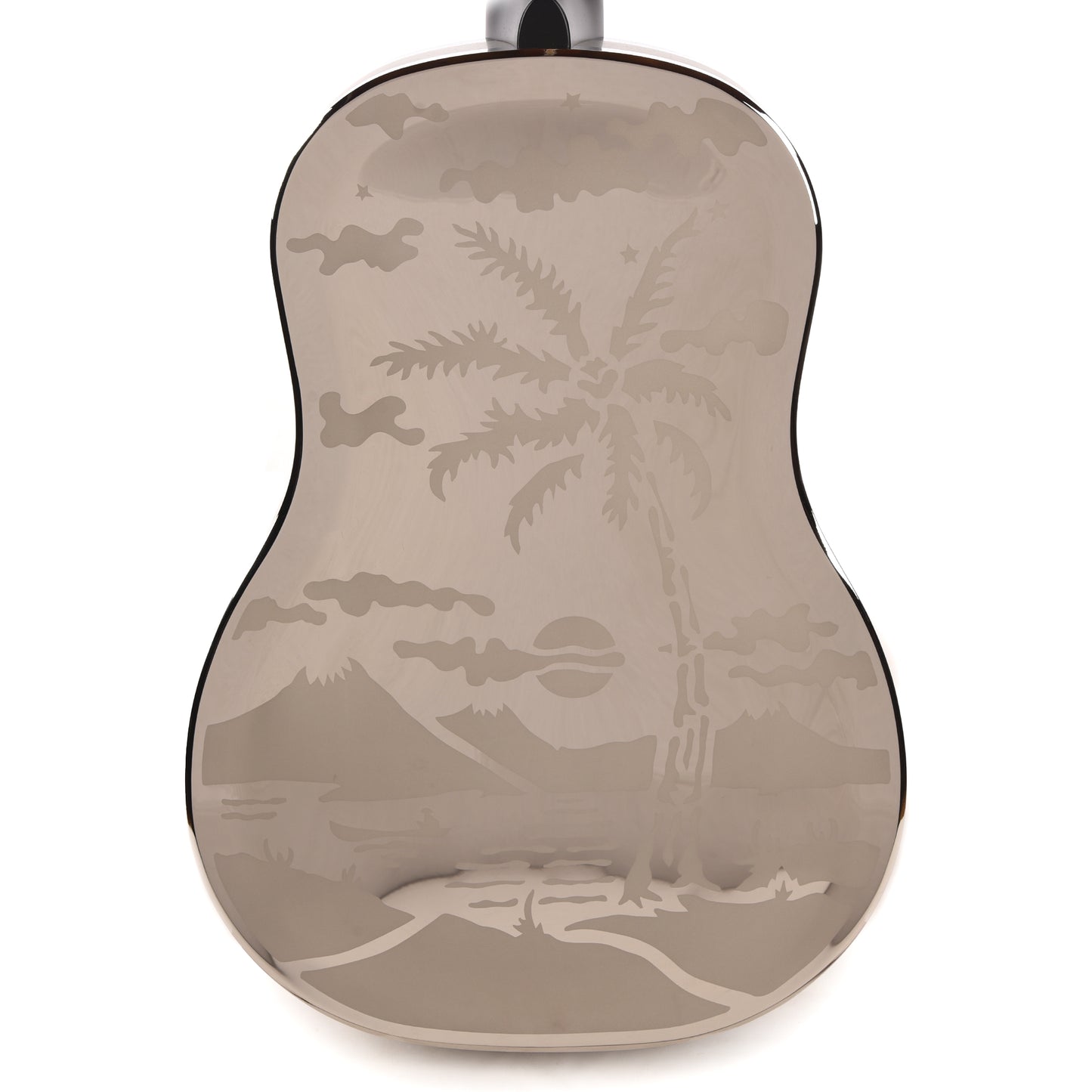 National Style O Single Cone Brass Bright Nickel 12-Fret