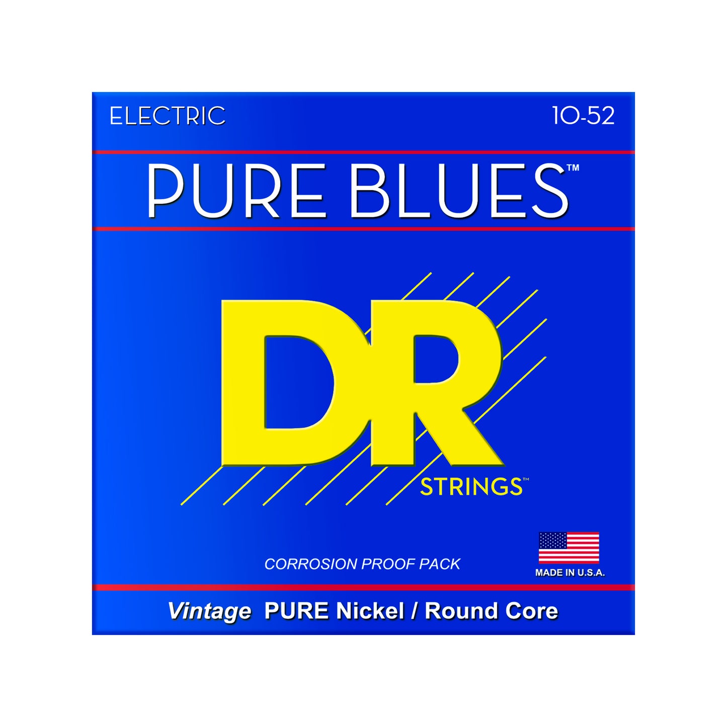 DR Strings Pure Blues Electric Strings Big & Heavy 10-52