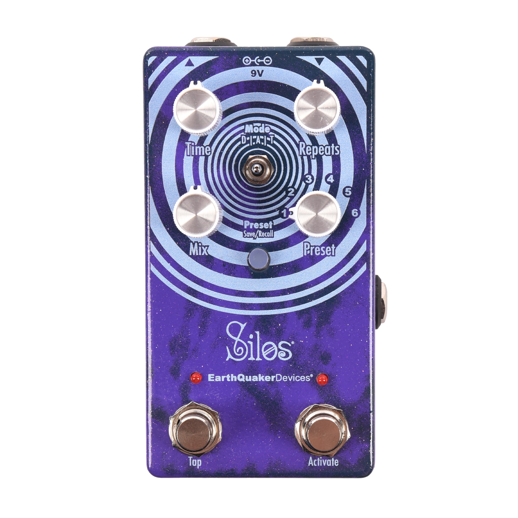 EarthQuaker Devices Silos Multi-Generational Time Reflection Device Delay Pedal One-of-a-Kind #09