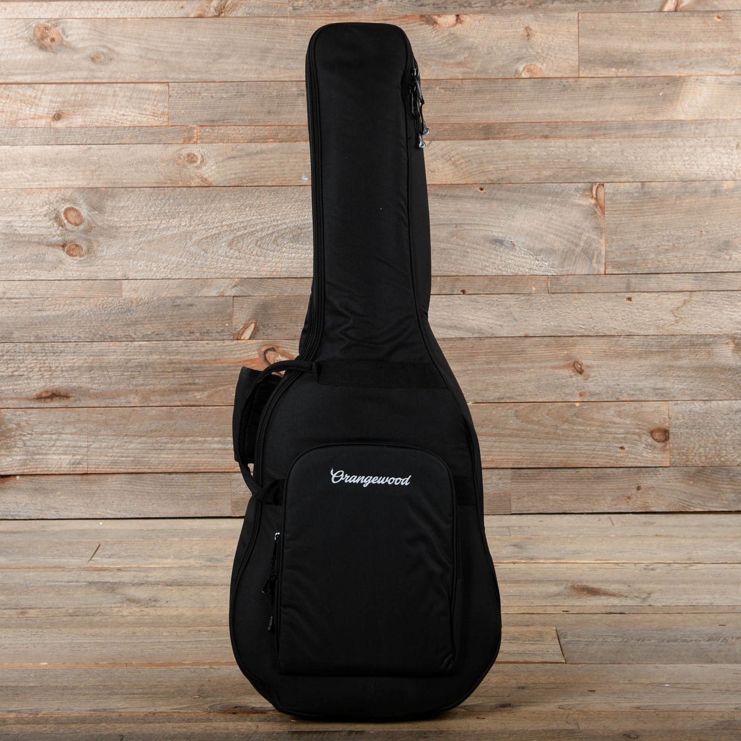 Orangewood Juniper Black Live Rubber Bridge Parlor Acoustic Guitar