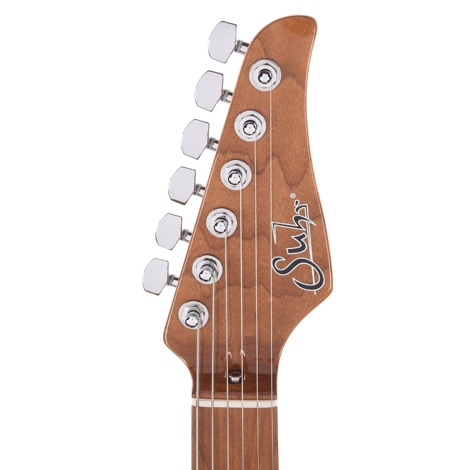 Suhr Custom Classic T Swamp Ash Trans White w/Roasted Maple Neck