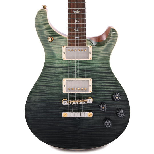PRS Wood Library McCarty 594 10-Top Flame Trampas Green Fade w/Figured Stained Maple Neck & Brazilian Rosewood Fingerboard