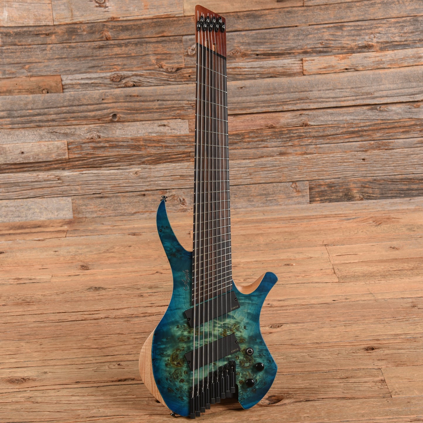 Agile Headless 9-String Blue Burst