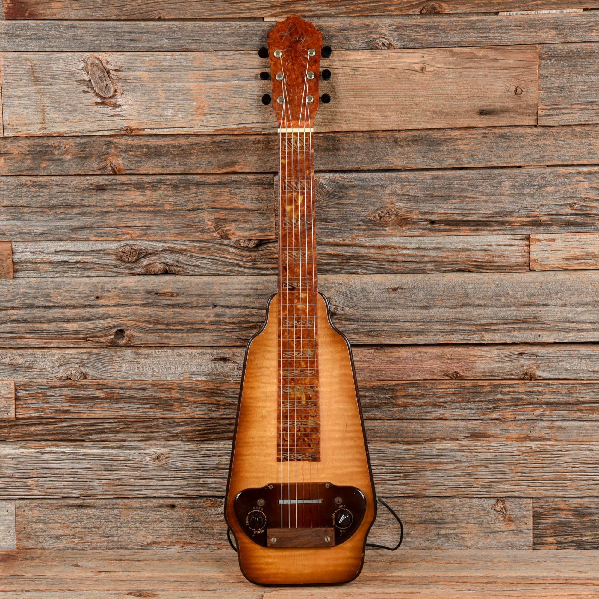 Kay Lap Steel and Amp Set Sunburst 1951