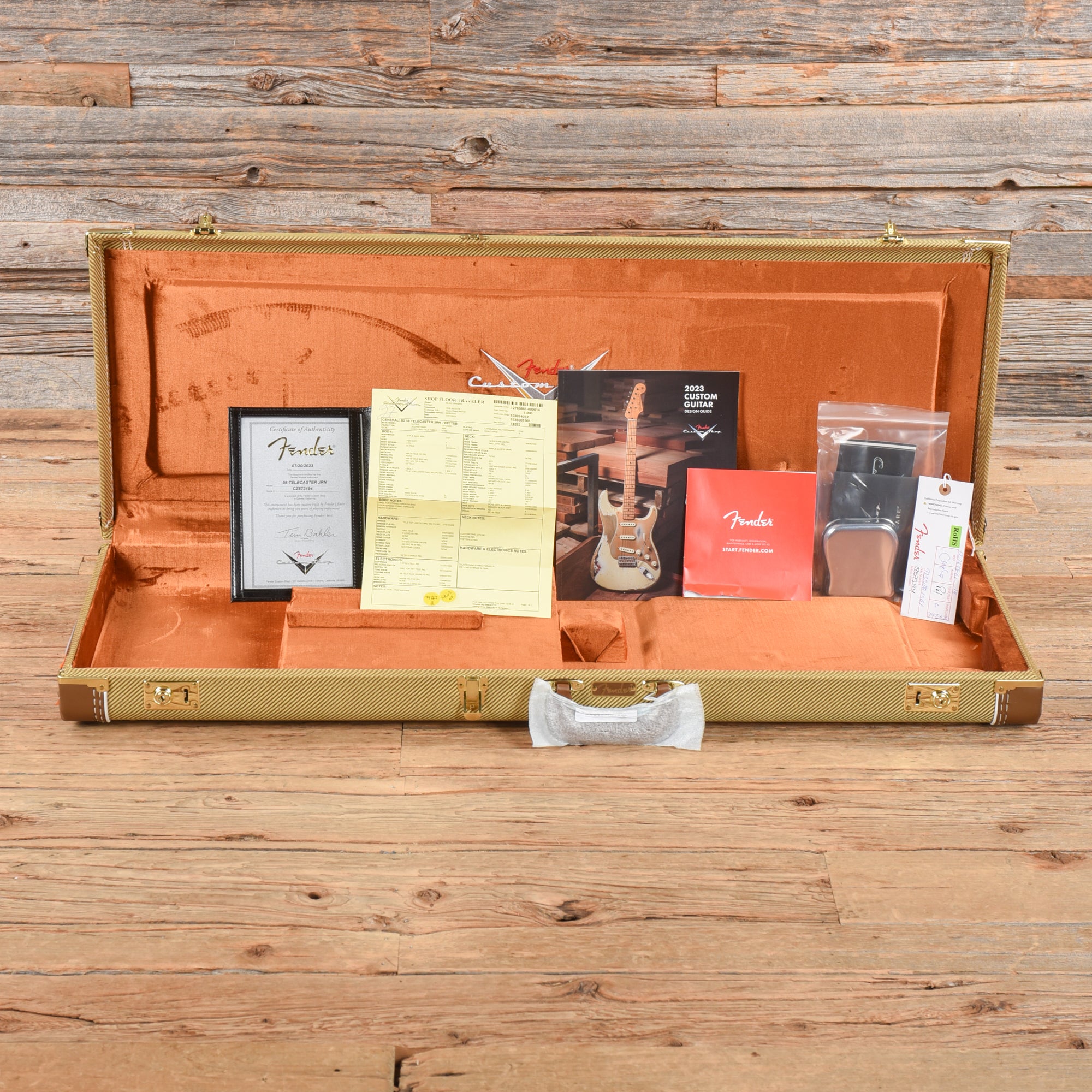 Fender Custom Shop '58 Telecaster Reissue Journeyman Relic Sunburst 2023